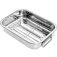 《KitchenCraft》料理過濾烤盤 | 料理烤盤 濾油架瀝油烤盤 - 27.5cm