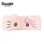 【日本正版授權】三麗鷗 洗臉髮帶 吸水髮帶/寬版髮帶/洗臉用髮帶 - 凱蒂貓