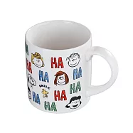 【日本金正陶器】Snoopy史奴比 haha陶瓷馬克杯300ml ‧ 史奴比與朋友