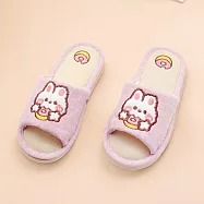 333家居鞋館 撞色可愛室內布拖鞋 粉38/39