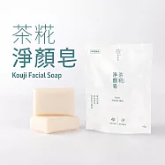 【七三茶堂丨茶炭方®潔淨護理】 茶糀淨顏皂 45g 〔淨白、抑痘、細嫩肌膚、敏感肌適用〕