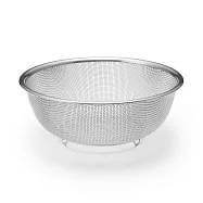 【MUJI 無印良品】不鏽鋼網籃/M/附網腳