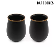 【兩入一組】Barebones CKW-389 琺瑯不倒翁杯組 Enamel Tumbler Set (16oz) / 城市綠洲 (杯子 茶杯 水杯 琺瑯杯) 炭灰