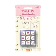 【日本BEVERLY】手帳好夥伴 迷你印章9入組 ‧ 三麗鷗角色