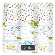 【上手家居】PEVA加厚防水浴簾(浴室浴簾/防水簾/隔間簾/浴室簾/浴室拉簾/防霉浴簾/乾濕分離) 小魚