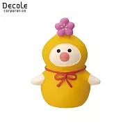 【DECOLE】concombre 新春文鳥裝飾 葫蘆文鳥 黄