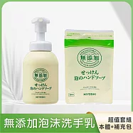 【MIYOSHI】無添加泡沫洗手乳1+1組(本體350ml+300ml)