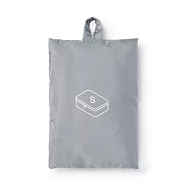 【MUJI 無印良品】聚酯纖維可折收納袋 S.灰