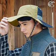 ADISI 輕量3L防水高透氣拼接大盤帽 AH23050 / 城市綠洲專賣 (防水帽 防曬帽 遮陽帽) M 油棕卡其