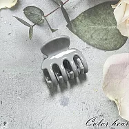 【卡樂熊】韓版簡約透亮造型髮夾/抓夾(五色)- 灰色