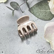 【卡樂熊】韓版簡約透亮造型髮夾/抓夾(五色)- 粉色