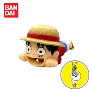 【日本正版授權】ZIPPERBITE 航海王 咬咬拉鍊 吊飾/造型拉鍊/拉鍊扣/延長拉鍊頭 - 魯夫