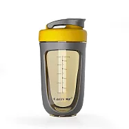 CarryMe 健身運動水壺 乳清蛋白搖搖杯 600ml (顏色可選) 灰色