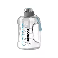 HOOMEY 運動健身超大容量水壺 2500ml Tritan水壺(多色可選) 透明