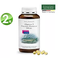 聖伯納德 Sanct Bernhard Omega-3魚油膠囊500mg(400粒X2罐) 多不飽和脂肪酸-原 德國百年草本
