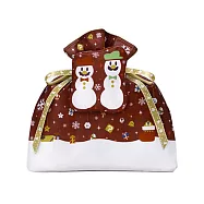 任天堂原廠周邊 雪人瑪利歐&路易吉禮品包裝袋x環保袋 L(超級瑪利歐系列)