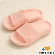 維諾妮卡 雙重舒適 類氣墊舒服鞋 拖鞋 櫻桃粉37號