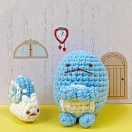 【HobbyEasy】角落小夥伴鉤織毛線娃娃(附鉤針超值全材料包套組，含立體背景卡) 蜥蜴&偽蝸牛