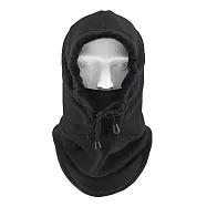 【Xavagear】加厚抓絨保暖圍脖 登山旅遊運動脖圍 黑