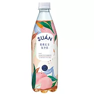 味丹 究.選SUAN 蜜桃紅茶氣泡飲 540ml x24入/箱(果汁茶)(有效日期2024/9/6)