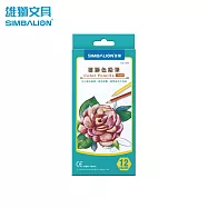 (2盒1包)雄獅 CP-301 油性色鉛筆 紙盒 12色