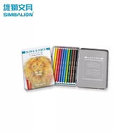 雄獅 KMPC-936/12 KREEMO油性彩色鉛筆 鐵盒 12色