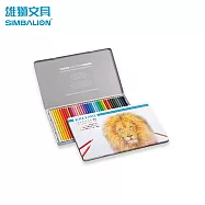 雄獅 KMPC-936/36 KREEMO油性彩色鉛筆 鐵盒 36色