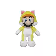 任天堂授權周邊 三英 貓咪瑪利歐玩偶 S(超級瑪利歐系列)