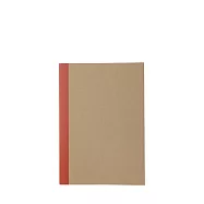 【MUJI 無印良品】筆記本(空白).線裝/30張.A5.米米色A