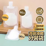 【JP生活館】化妝品分裝 乳液分裝收納袋 * (3個尺寸各一入)