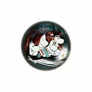 【日本HIGHTIDE】MOOMIN 玻璃紙鎮/文鎮 ‧ 姆明谷的夜晚