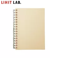 LIHIT LAB N-2671 A6網點活頁筆記本(MUTUAL) 霧面黃