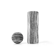 【QMAT】MiNi柱組(MiNi柱 + 6cm筋膜球 + 網袋) 台灣製 40D 黑白雲彩