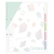 KOKUYO 礦石限定Campus 2孔活頁夾(限定) A4-藍