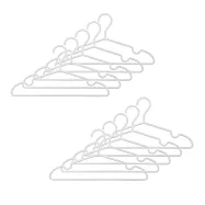 【MUJI 無印良品】再生聚丙烯衣架/10入