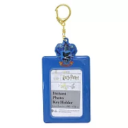 【日本正版授權】哈利波特 造型票卡夾 票夾/證件套/悠遊卡夾 哈利波特學院/葛來分多/史萊哲林 - 藍色款