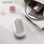 日本recolte Festino Salon Care 負離子輕便梳 SMHB-028 簡約白