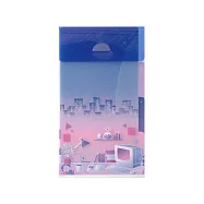 MIDORI 3層安全資料夾A5- 城市