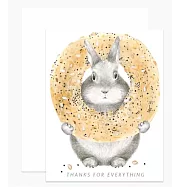 【 Dear Hancock 】Everything Bagel Bunny 感謝卡 #美國進口 #gc_335