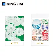【HITOTOKI】KITTA 隨身攜帶和紙膠帶 燙金郵票貼紙 相片