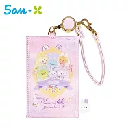 【日本正版授權】角落生物 皮質 彈力票卡夾 票夾/證件套/悠遊卡夾 角落小夥伴