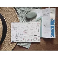 【avocado mori 森酪梨】夏日小旅 Summer trip | 轉印貼紙(一組兩入)