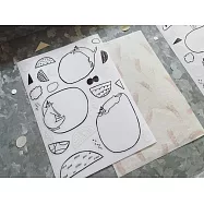 【avocado mori 森酪梨】可愛的訊息Lovely message | 立體轉印貼紙 _貓