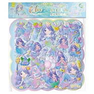 樂彩森林 CELIA小美人魚雙層換裝泡棉貼- (藍)