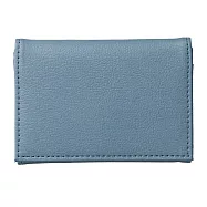 【日本Mark’s】Velessera 質感素色名片夾/卡片夾 ‧ 煙燻藍