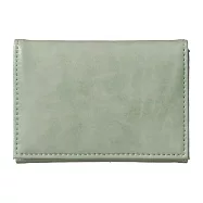 【日本Mark&rsquo;s】Velessera 質感素色名片夾/卡片夾 ‧ 開心果綠