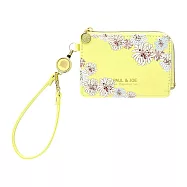 【日本Mark’s】PAUL & JOE 質感證件夾零錢包 ‧ 暖黃西洋菊