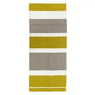 【日本丸真】日本製ima Linea 立體條紋吸水迷你浴巾 黃