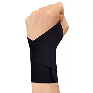 TRUSTO 日系可調節透氣薄款護腕 健身羽球男女適用 一只 黑色左手1只