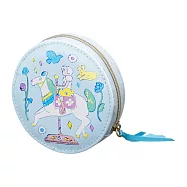 【日本Mark’s】北澤平祐系列圓形收納包 ‧ 旋轉木馬(藍)